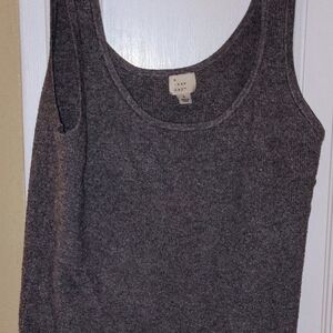 Women's A New Day Grey Tank Top Size L. Very Nice Condition.